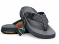 X-Trend Men’s Comfort Toe Post Slippers – Brown & Grey Casual Flip Flops
